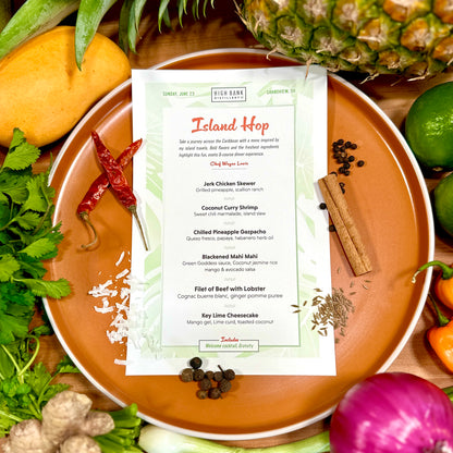 Island Hop: 6-course tasting experience